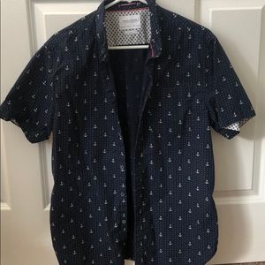 Anchor short sleeve button down